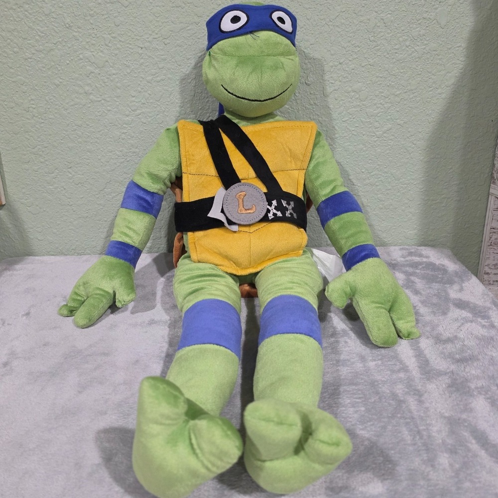 Teenage Mutant Ninja Turtle Mutant Mayhem Cartoon Leonardo Plush 2023
